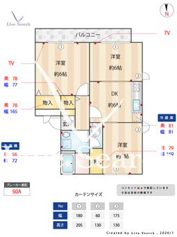 シンヤハンズⅠ 303 【埼玉県吉川】 の間取り図