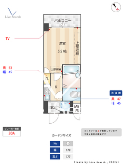 フォルム博多 903 【福岡県呉服町駅】 の間取り図
