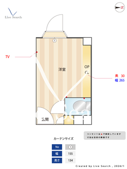 THE VALUE SHARED HOTEL TAKENOTSUKA 323 【東京都竹ノ塚駅】 の間取り図