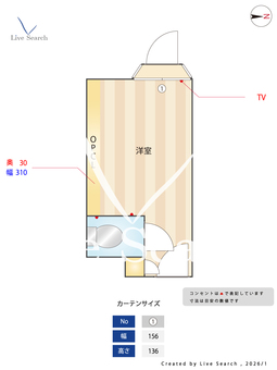 THE VALUE SHARED HOTEL TAKENOTSUKA 327 【東京都竹ノ塚駅】 の間取り図