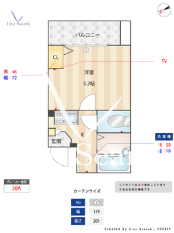 adonis柴又 202 【東京都柴又駅】 の間取り図