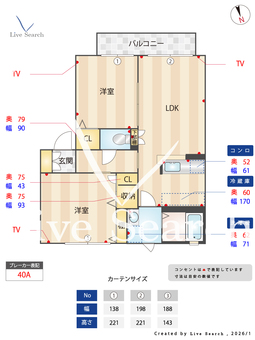 サウザンドタウンD棟 203 【熊本県千丁駅】 の間取り図