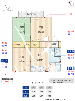 サウスメゾンA 102 【埼玉県	 京浜東北・根岸線　大宮駅　バス所要時間8分　大和田バス停　徒歩5分】 の間取り図