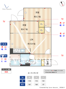 アバンティア阿佐ヶ谷南 401 【東京都南阿佐ヶ谷】 の間取り図