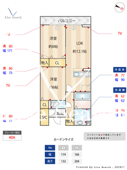 ゼフィール 202 【神奈川県日吉駅】 の間取り図