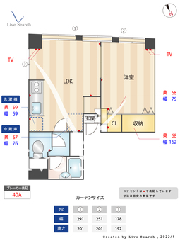 山市ビル 401 【東京都武蔵小山駅】 の間取り図