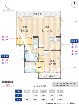 チェリス　フォンテーン　コスモ 301 【東京都金町駅】 の間取り図