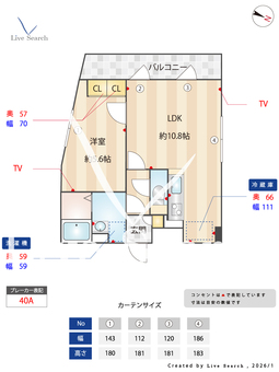 グランパセオ目黒洗足 401 【東京都洗足】 の間取り図