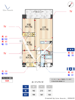Alivis野田阪神 1101 【大阪府野田阪神駅】 の間取り図