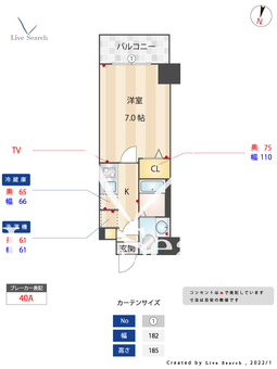 アルファコート西川口26 206 【埼玉県西川口駅】 の間取り図