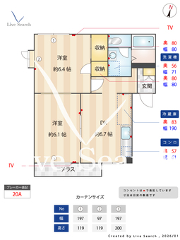 ハイツ豊 101 【神奈川県鶴巻温泉駅】 の間取り図