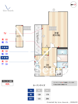 TR.KASAI 201 【東京都東京メトロ東西線葛西駅徒歩13分】 の間取り図