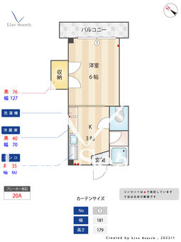 大楠光ハイツ 302 【福岡県高宮駅】 の間取り図