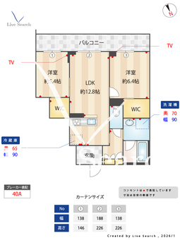 シャーメゾン流山 302 【千葉県流山おおたかの森】 の間取り図
