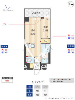 LOC‘S赤羽志茂 305 【東京都志茂駅】 の間取り図