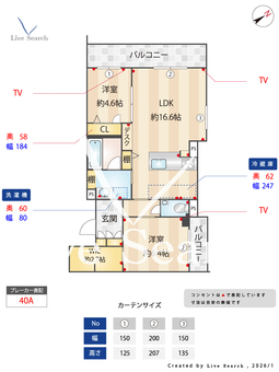 シャーメゾンamana 203 【福岡県地下鉄　箱崎宮前駅】 の間取り図