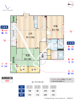 ケンジントンロード 106 【大阪府河内山本駅】 の間取り図