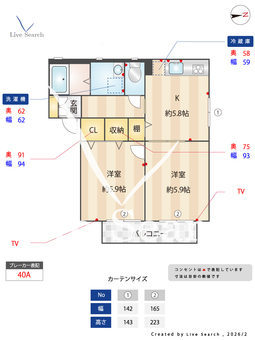 シャーメゾン茨木 202 【大阪府ＪＲ総持寺駅】 の間取り図