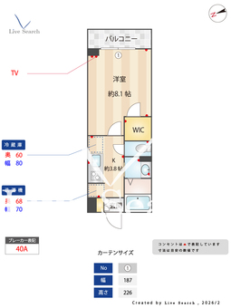 プルミエールHi 203 【千葉県五井駅】 の間取り図