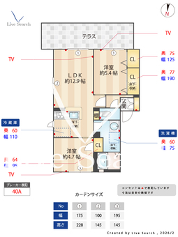 FROM西宮北口 101 【兵庫県西宮北口駅】 の間取り図
