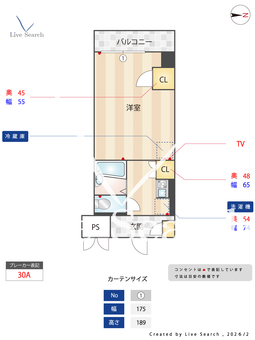 ドーミー西宮門戸 605 【兵庫県阪急今津線『門戸厄神駅』】 の間取り図