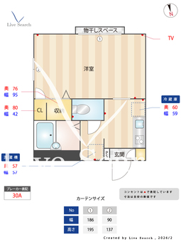 シェモアⅣ 202 【千葉県下総中山駅】 の間取り図