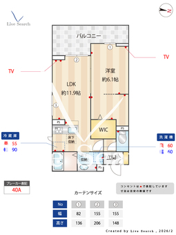 グランヴィル 105 【埼玉県湘南新宿ライン宇都宮線横須賀線　土呂駅　徒歩7分】 の間取り図