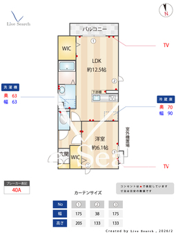 ファルナーズ 301 【埼玉県東北本線　土呂駅　徒歩3分】 の間取り図