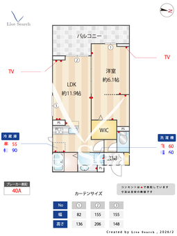 グランヴィル 205 【埼玉県湘南新宿ライン宇都宮線横須賀線　土呂駅　徒歩7分】 の間取り図