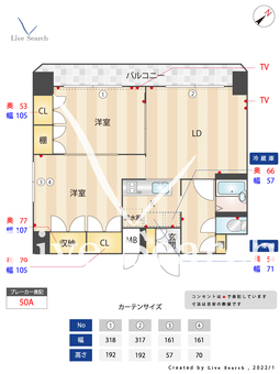 バンコート池袋 902 【東京都池袋駅】 の間取り図
