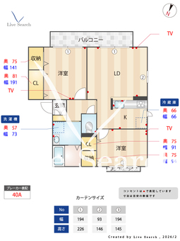 シャーメゾンキティー 202 【大阪府泉ケ丘駅 】 の間取り図