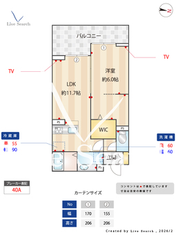 グランヴィル 306 【埼玉県湘南新宿ライン宇都宮線横須賀線　土呂駅　徒歩7分】 の間取り図