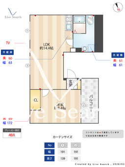 セレス池田山 501 【東京都五反田駅】 の間取り図