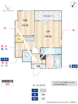 Cherim博多 206 【福岡県博多駅】 の間取り図