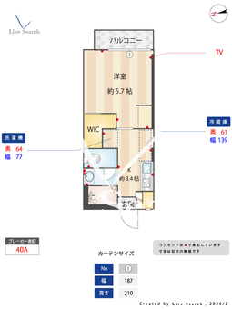 マロニエハウス 206 【東京都永福町】 の間取り図