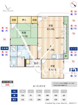 サンハイツ A101 【大阪府信太山駅】 の間取り図