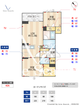 リヴェック柏Ⅱ 202 【千葉県柏駅】 の間取り図