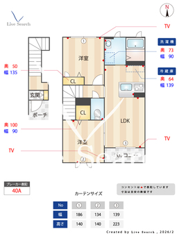 ドリーム　バスケット 202 【滋賀県八日市】 の間取り図