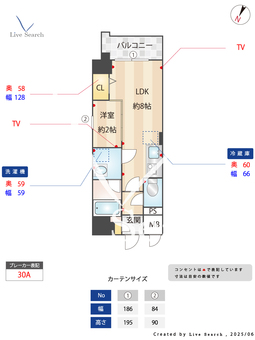 ポルタニグラ大須 807 【愛知県大須観音駅】 の間取り図