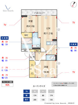 シェーン・アネーロ 201 【東京都清瀬駅】 の間取り図