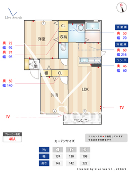 キャニオンナカタ 202 【熊本県御代志駅】 の間取り図