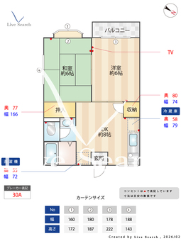 サンハイツ　パート3  202 【神奈川県生麦駅】 の間取り図