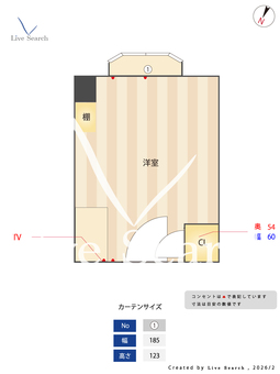 ドーミー五月ケ丘 101 【大阪府阪急宝塚線池田駅】 の間取り図