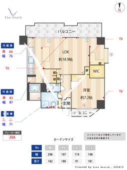 グリーンコート城山 101 【愛知県覚王山駅】 の間取り図