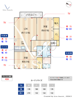 グリーンハイツ 101 【埼玉県豊春駅】 の間取り図