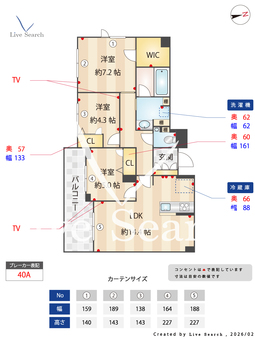 フローラ 201 【神奈川県大倉山駅】 の間取り図