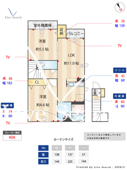 グロッソ見川A 201 【茨城県水戸】 の間取り図