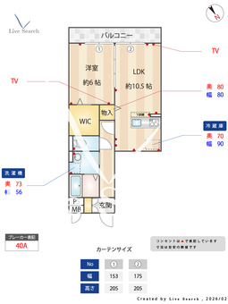 ベルレージュ 202 【埼玉県一ノ割駅】 の間取り図