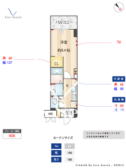 YamazakiSekiyuBLD 603 【東京都中央本線　豊田駅】 の間取り図