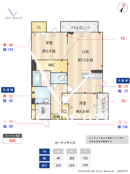 Lumieremaison 205 【大阪府北野田駅】 の間取り図